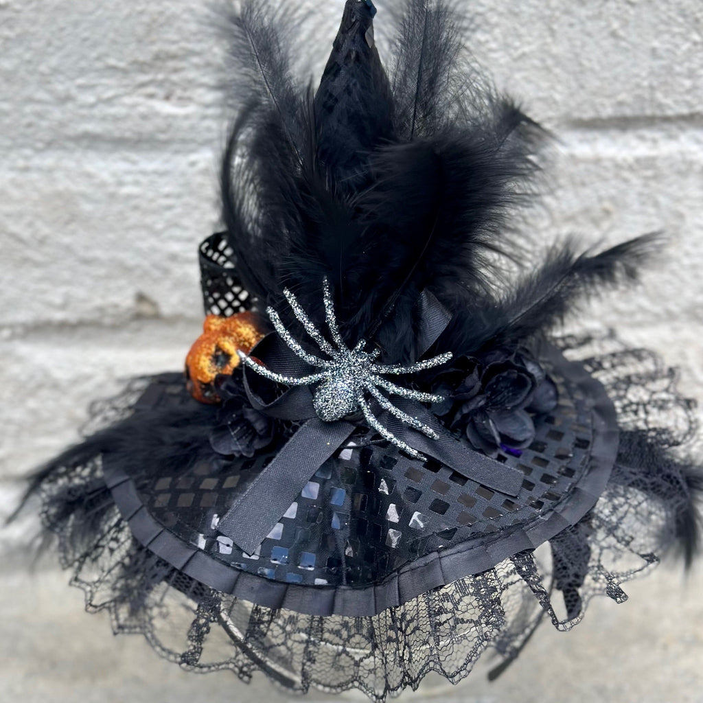 Black Witchy Headpiece - Designs by KB
