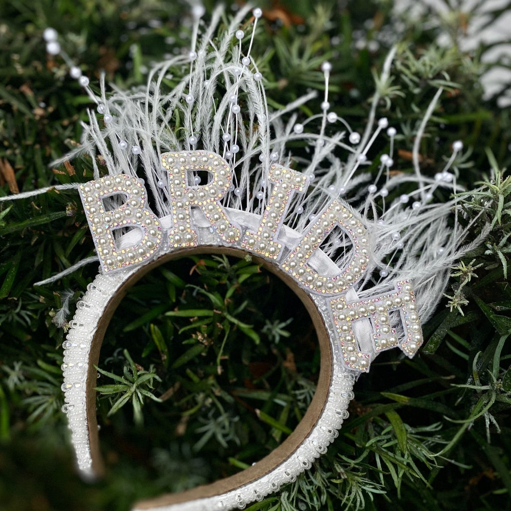 BRIDE Headpiece - Designs by KB