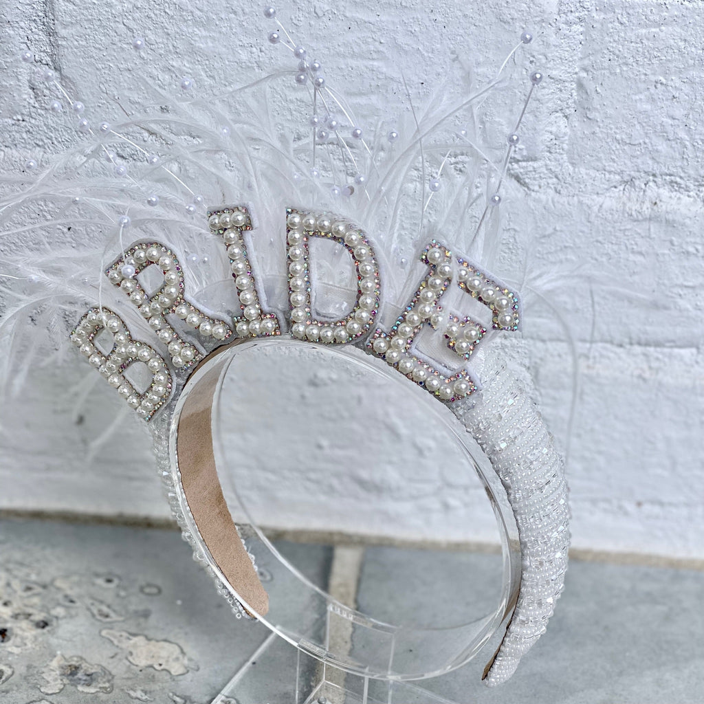 BRIDE Headpiece - Designs by KB