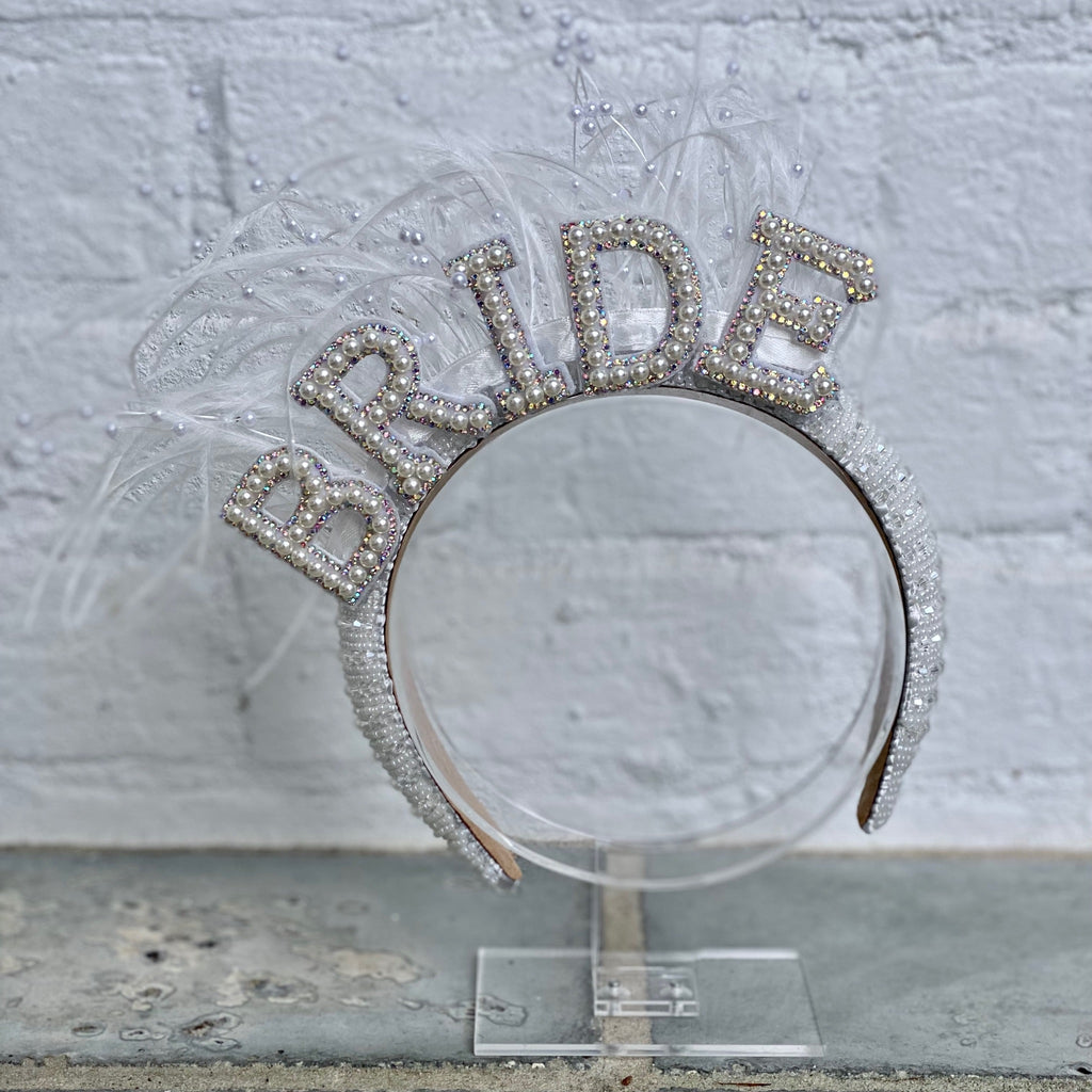 BRIDE Headpiece - Designs by KB