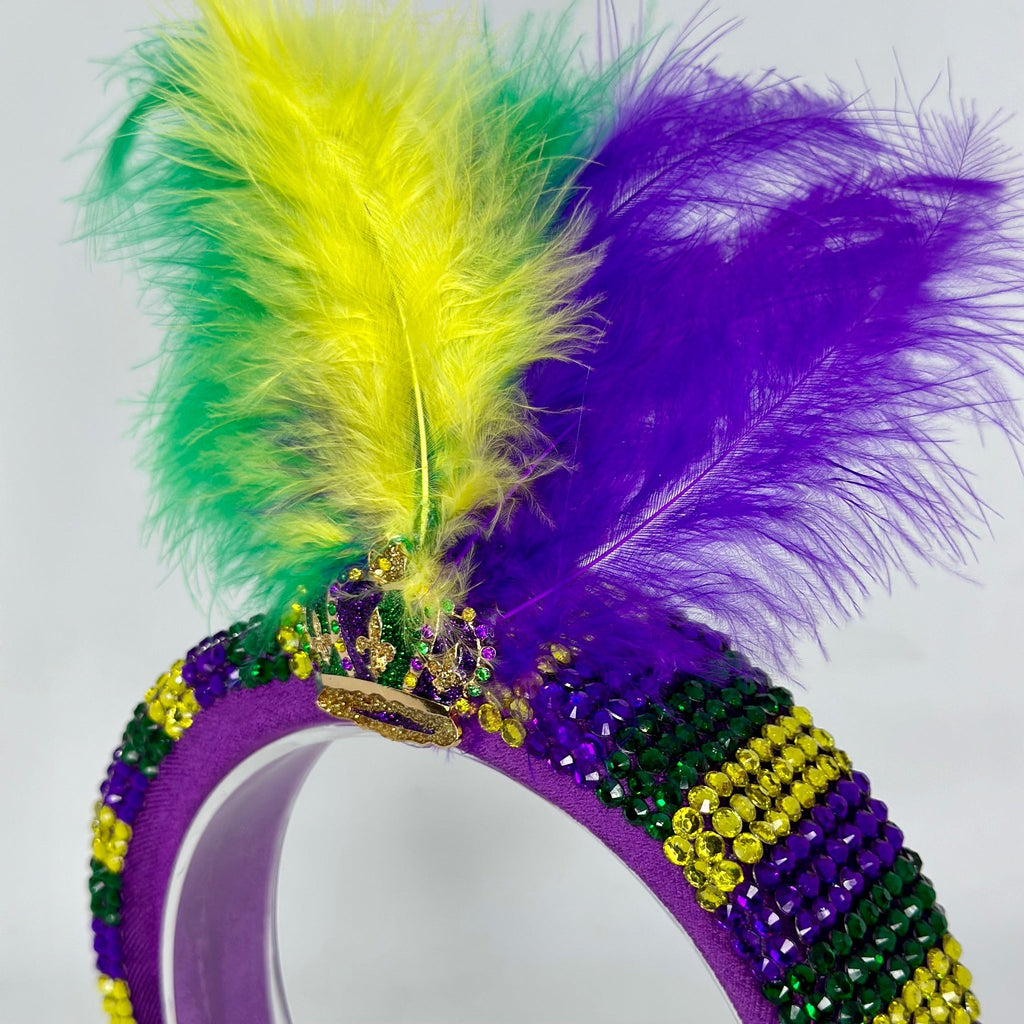 Burgundy Street Headpiece - Designs by KB