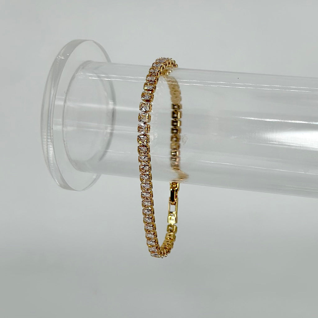 Cainbrook CZ Gold Bracelet - Designs by KB