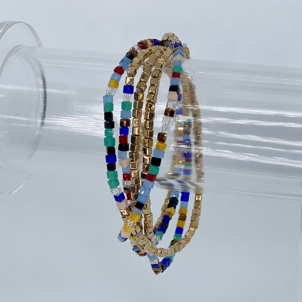 Cascade Beaded Bracelet Set - Designs by KB