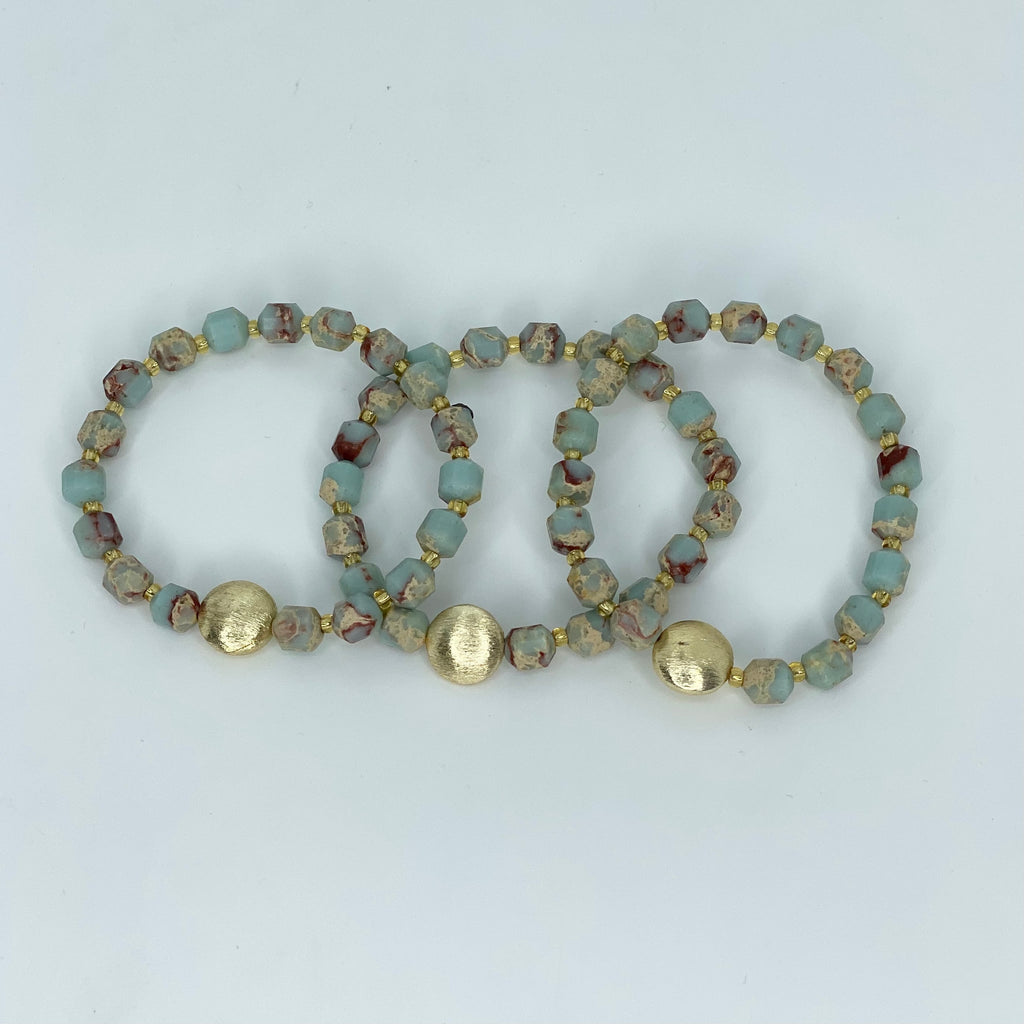 Cashmere Shell Bracelet - Designs by KB