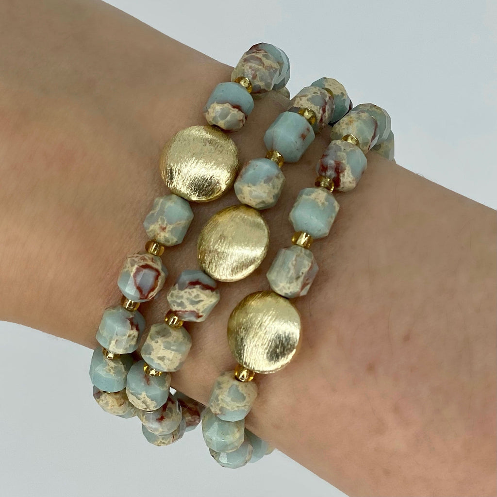 Cashmere Shell Bracelet - Designs by KB