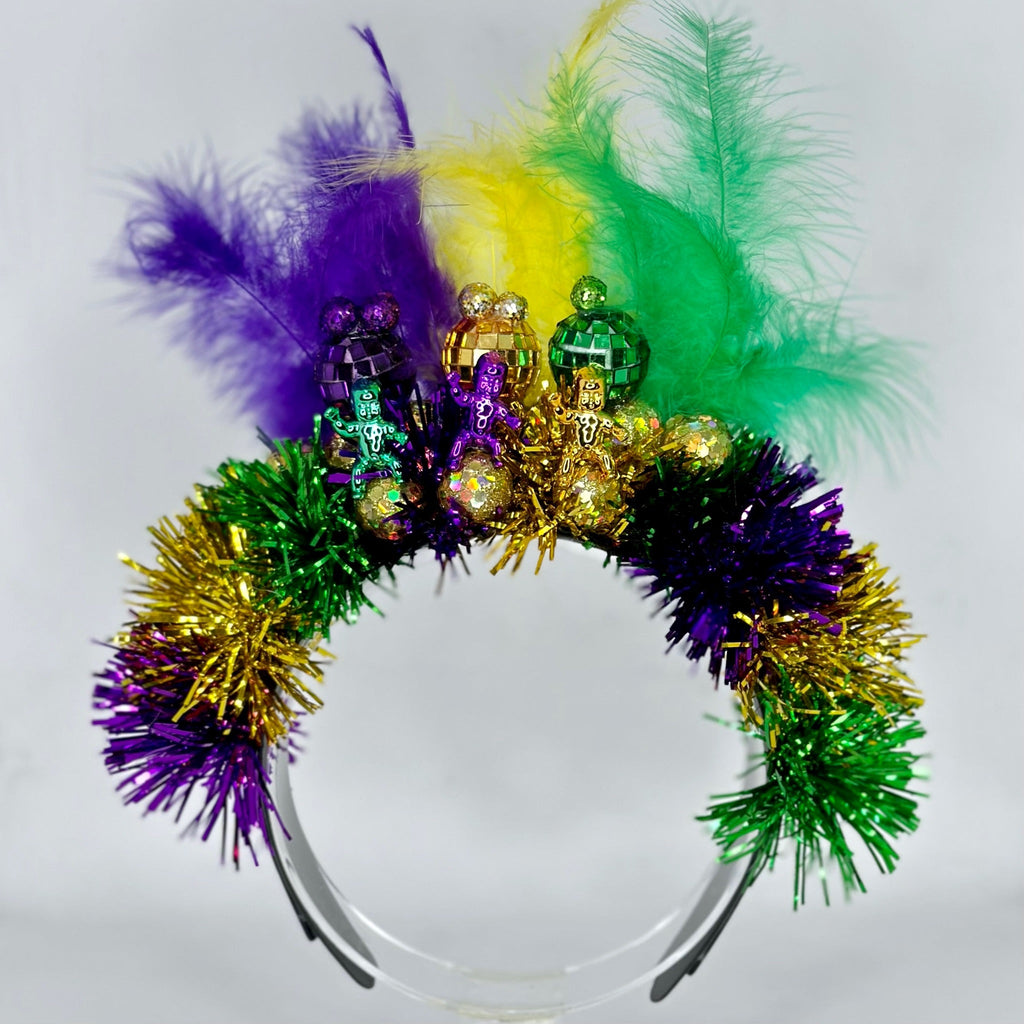 Disco Babies Mardi Gras Headpiece - Designs by KB