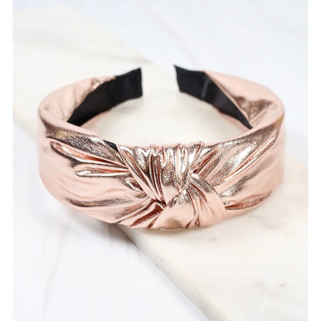Evie Knot Metallic Headband - Designs by KB