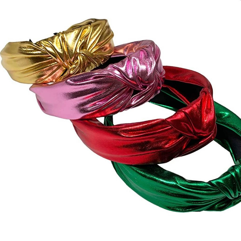 Evie Knot Metallic Headband - Designs by KB