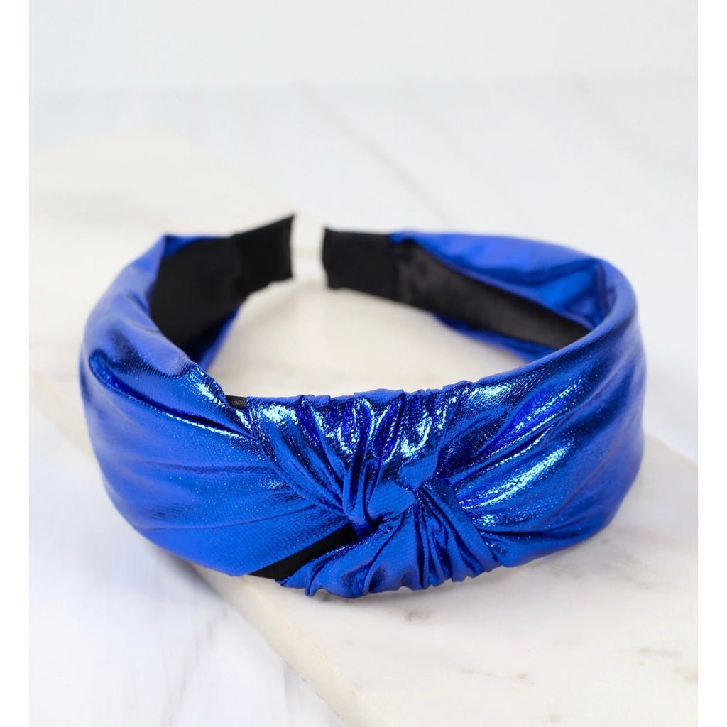 Evie Knot Metallic Headband - Designs by KB