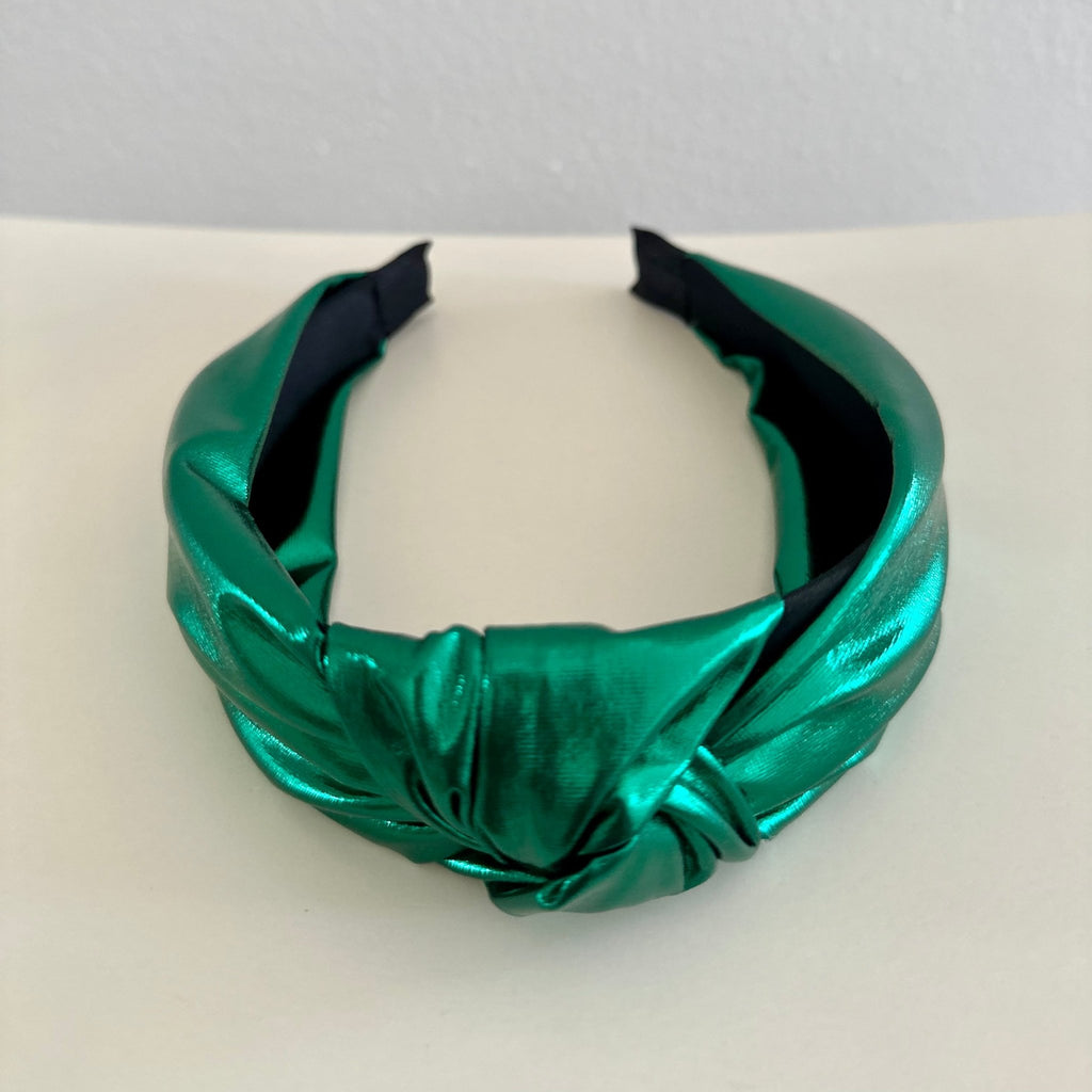 Evie Knot Metallic Headband - Designs by KB