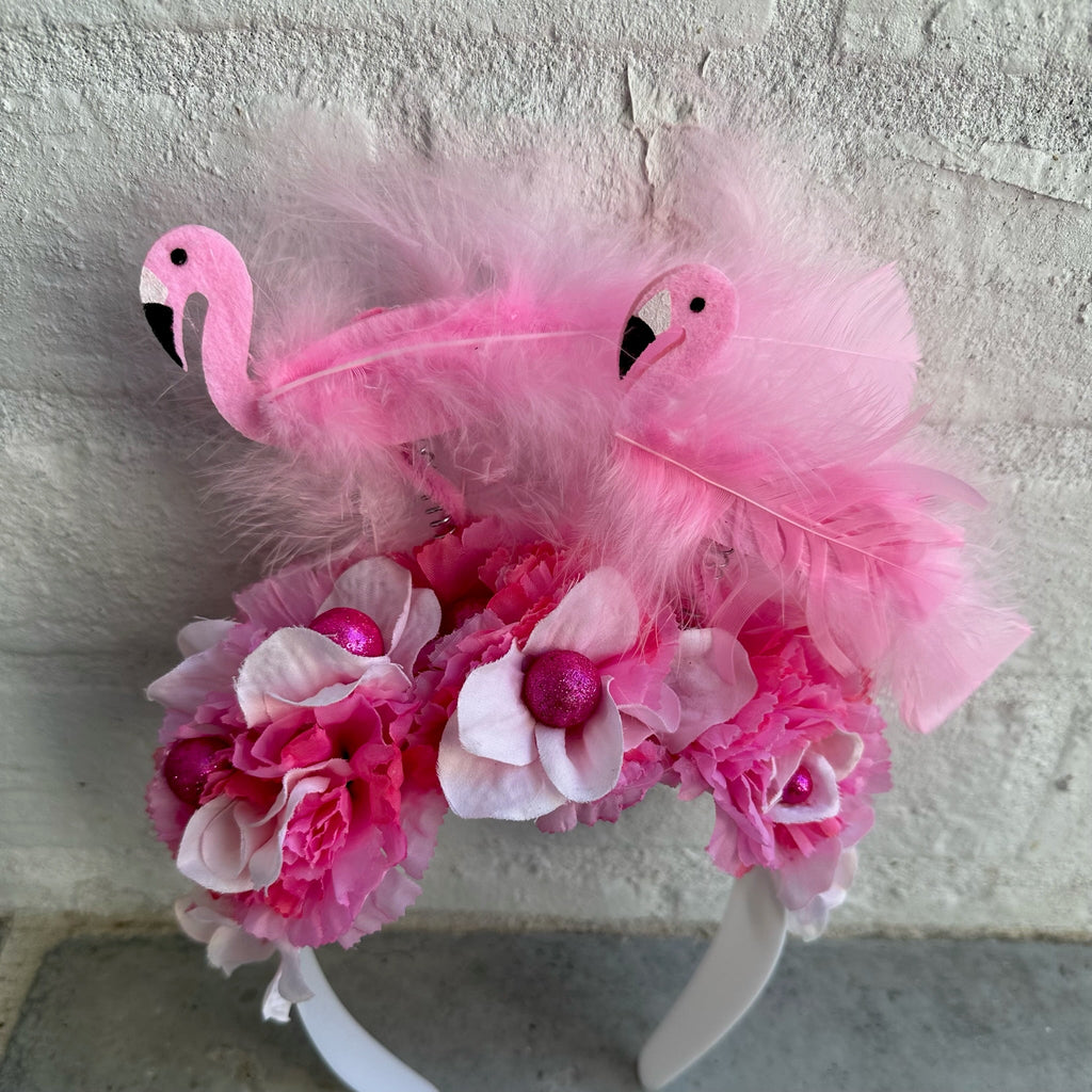 Flamingo Headpiece - Designs by KB