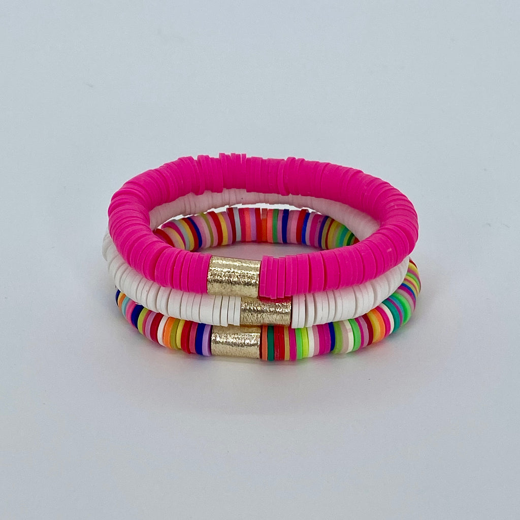 Rainbow Bracelet Stack – Designs by KB